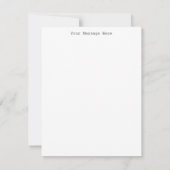 Goldfish auf Seigaiha Pattern Japanisch Personalis Mitteilungskarte (Rückseite)