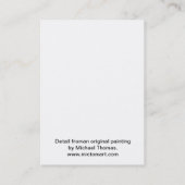 Goldfish Baby Mutant ACEO Artists Trading Cards Visitenkarte (Rückseite)