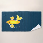 Goldfish Badetuch Badehandtuch (Badehandtuch)