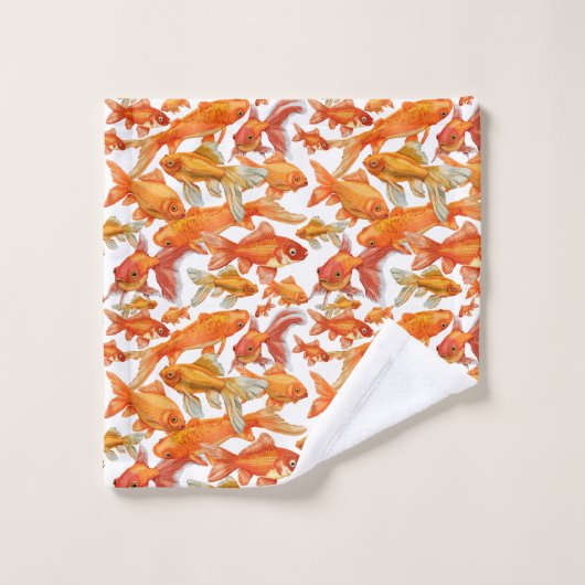 Goldfish Badhandtuch Set (Waschlappen)