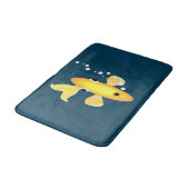 Goldfish Bathmat Badematte (Schrägansicht)