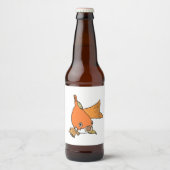 Goldfish Bierflaschenetikett (Vorderseite)