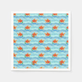 Goldfish Birthday Party Napkins Serviette (Vorderseite)