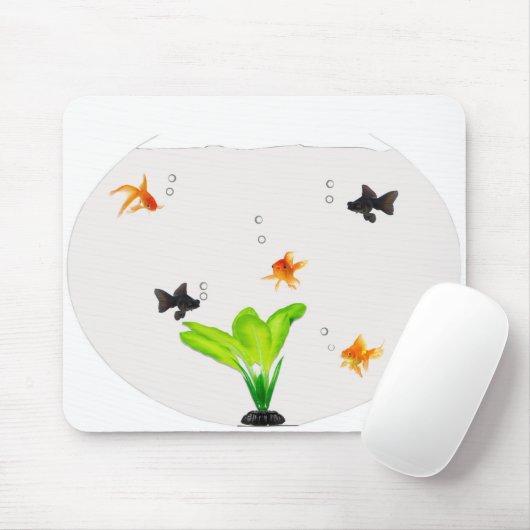 Goldfish Bowl Mousepad (Mit Mouse)