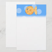 Goldfish. Briefpapier (Vorne/Hinten)