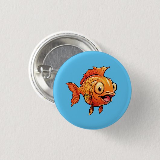 Goldfish Button (Vorne & Hinten)