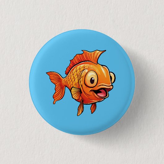 Goldfish Button (Vorderseite)