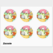 GOLDFISH CRACKERS KITTY Große Round Stickers (Blatt)