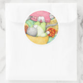 GOLDFISH CRACKERS KITTY Große Round Stickers (Tasche)