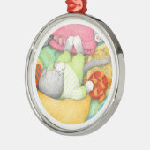 GOLDFISH CRACKERS KITTY Premium RUNDFUNK Ornament Aus Metall (Links)