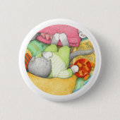 GOLDFISH CRACKERS KITTY Round Button (Vorderseite)