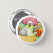 GOLDFISH CRACKERS KITTY Round Button (Vorne & Hinten)