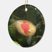 Goldfish Custom Geburtstag Keramikornament (Links)