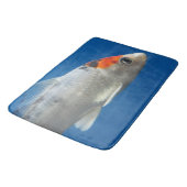 Goldfish Custom Large Bath Mat Badematte (Schrägansicht)