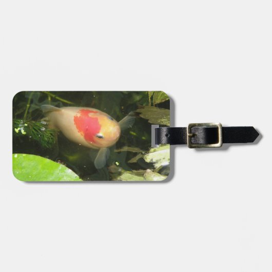 Goldfish Custom Luggage Tag Gepäckanhänger (Vorderseite horizontal)