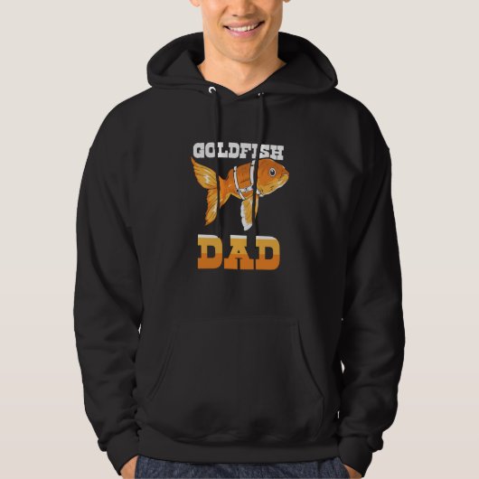 Goldfish Dad Owner Goldfishs Father Daddy Papa Hoodie (Vorderseite)