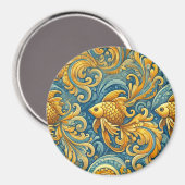 Goldfish, Design Magnet (Vorderseite/Rückseite)