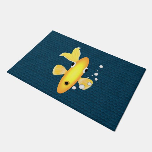 Goldfish Doormat Fußmatte (Schrägansicht)