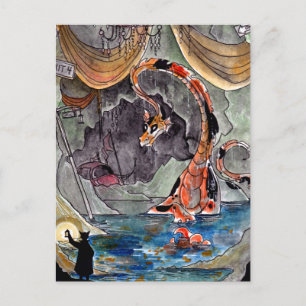 Goldfish Dragon's Lair Postcard Postkarte