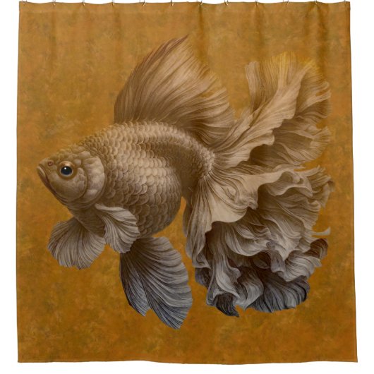 Goldfish Duschvorhang (Vorderseite)