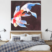 Goldfish: Eine realistische Kunst Leinwanddruck (Insitu (Schlafzimmer))