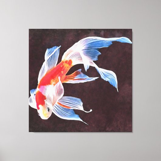 Goldfish: Eine realistische Kunst Leinwanddruck (Vorderseite)