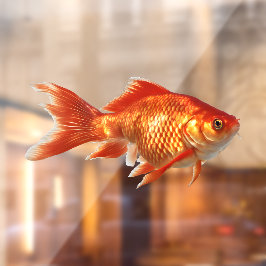 Goldfish Fensteraufkleber