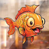 Goldfish Fensteraufkleber (Blatt 2)