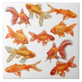 Goldfish Fliese (Vorderseite)