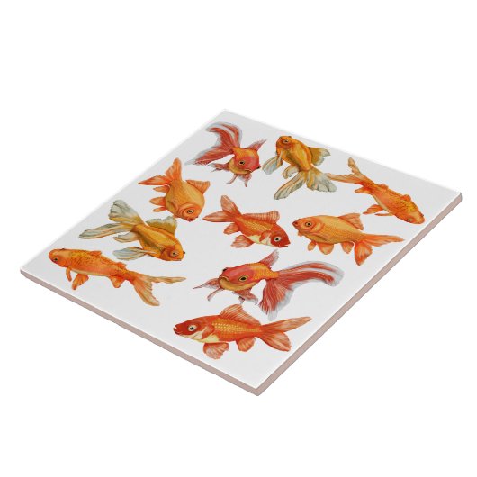 Goldfish Fliese (Seite)