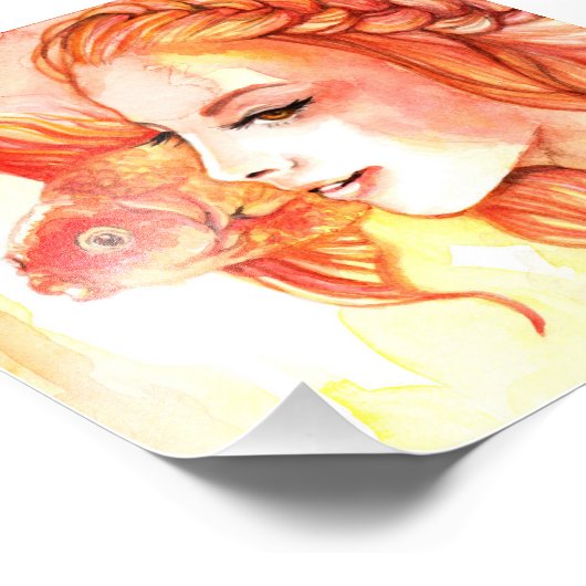 Goldfish Fotodruck (Ecke)