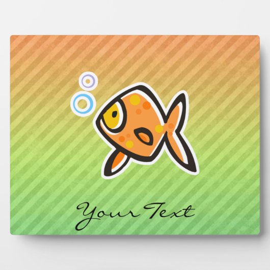 Goldfish Fotoplatte (Vorderseite)