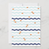 Goldfish-Geburtstags-Party Einladung (Rückseite)