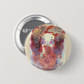 Goldfish-Gedanken-Button Button (Vorne & Hinten)