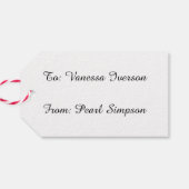 Goldfish Geschenkanhänger (Rückseite Horizontal)