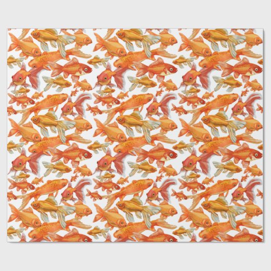 Goldfish Geschenkpapier (Flach)
