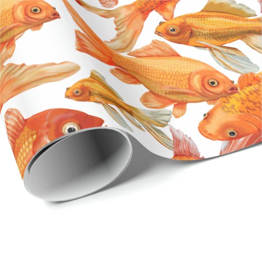 Goldfish Geschenkpapier (Rolleneckpunkt)