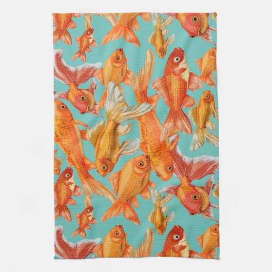 Goldfish Geschirrtuch (Vertikal)