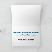 "Goldfish" Get Well Card Karte (Innenseite)