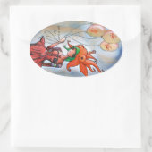 Goldfish Girl Sticker (Tasche)