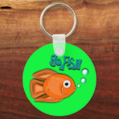Goldfish "Go Fish" Schlüsselanhänger (Vorderseite)