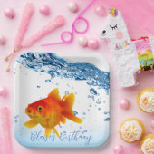 Goldfish Goldfisch Wasser Pappteller (Party)