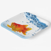 Goldfish Goldfisch Wasser Pappteller (Gewinkelt)