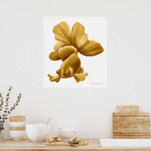 Goldfish-Goldfish-Print Poster (Küche)
