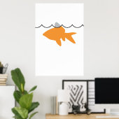 Goldfish Haiposter/Print Poster (Heimbüro)