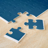 Goldfish in einem ruhigen blauen Teich - Retro Jap Puzzle (Seite)