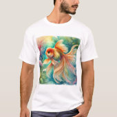 Goldfish in Tranquil Waters 240824AREF111 - Waterc T-Shirt (Vorderseite)