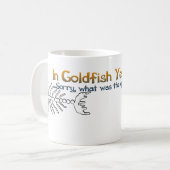 Goldfish-Jahr-Tasse Kaffeetasse (Vorderseite Links)