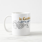 Goldfish-Jahr-Tasse Kaffeetasse (Links)