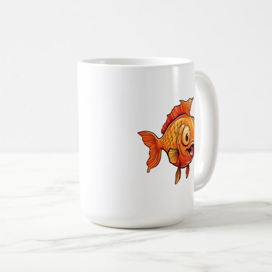 Goldfish Kaffeetasse (VorderseiteRechts)